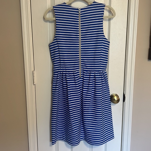 J. Crew Blue and White Striped Dress - Picture 2 of 5